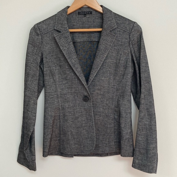 Theory linen jacket Size 6 - Picture 1 of 10